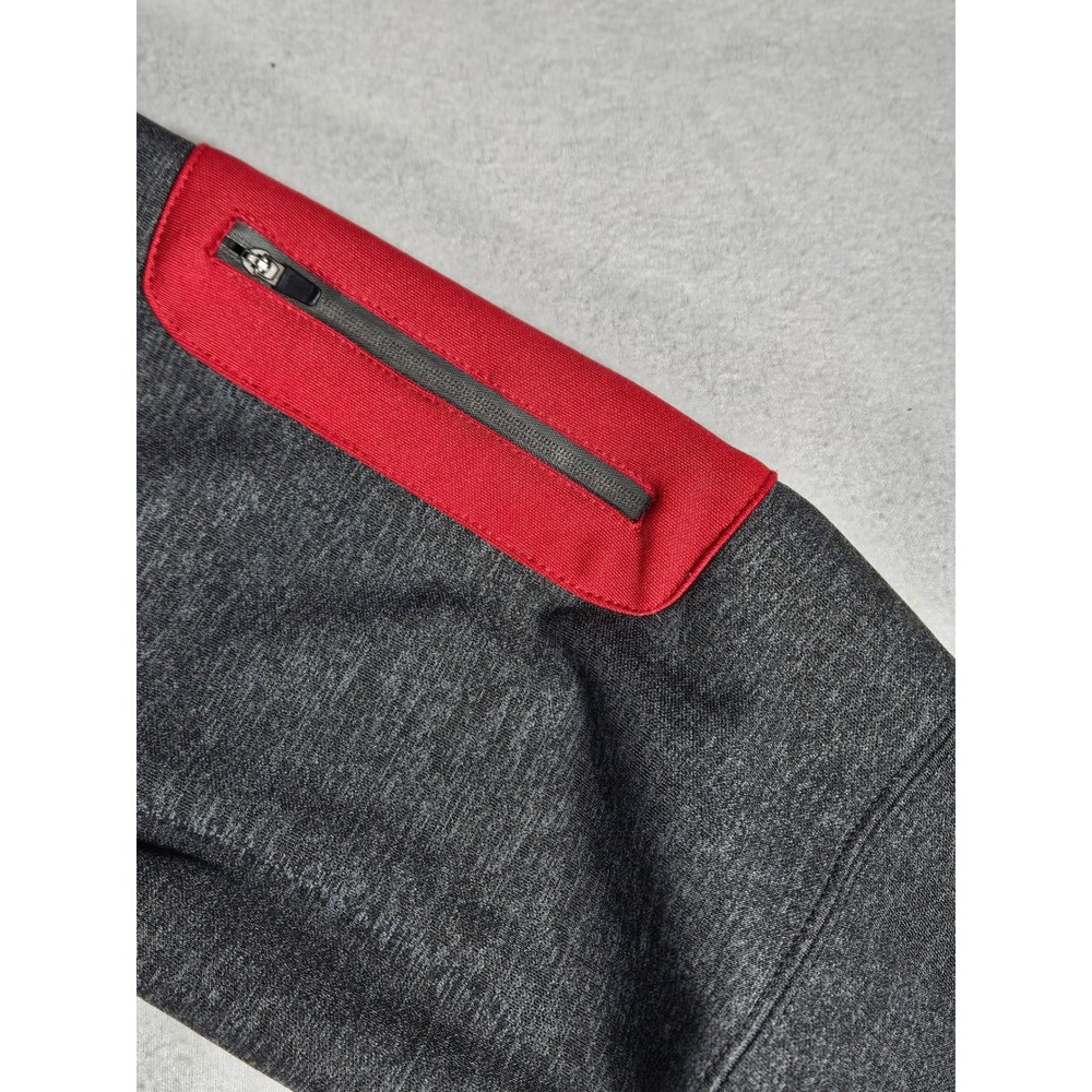 Colosseum Washington State Cougars WSU Full Zip Fleece Jacket Gray Mens XL - Picture 6 of 11